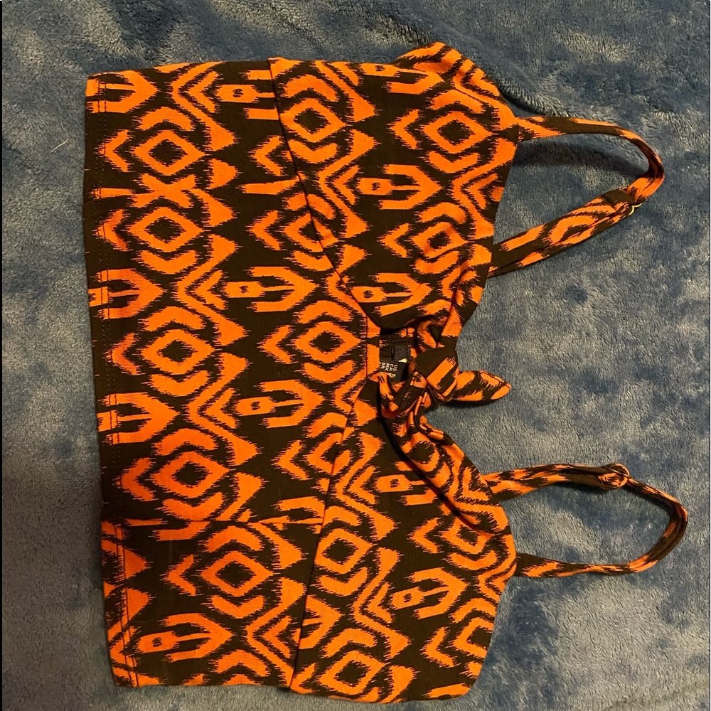 Aztec print Forever 21 crop top